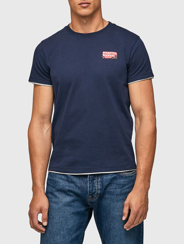 SUTTON T-shirt with contrast print - 1