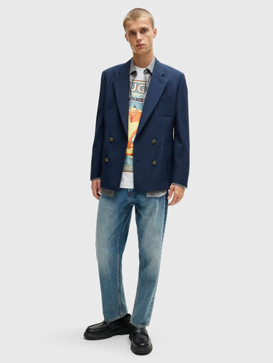 Straight jeans with logo - 5