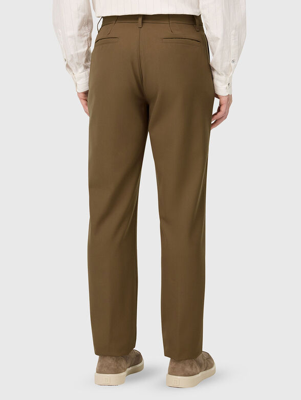 Wool blend trousers  - 2