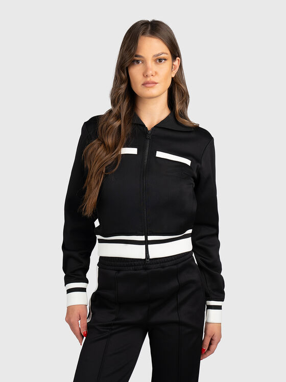 Sweatshirt with contrasting edges - 1