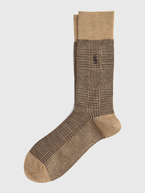 Чорапи от вълнен бленд - 1