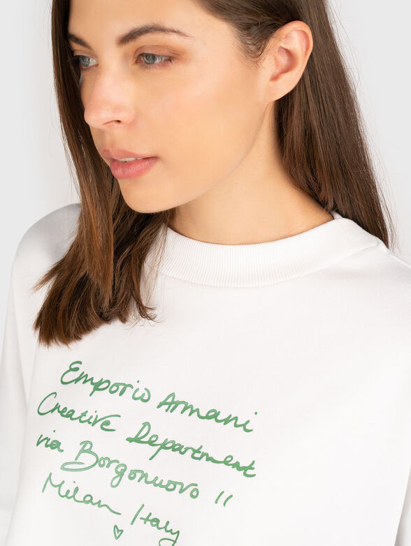 Short blouse in cotton - 3