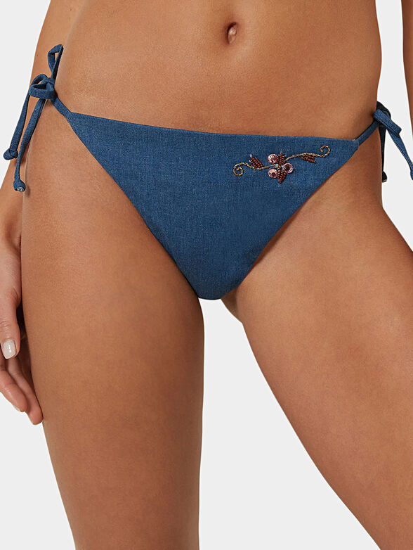 PAISLEY DENIM two-piece swimsuit - 2