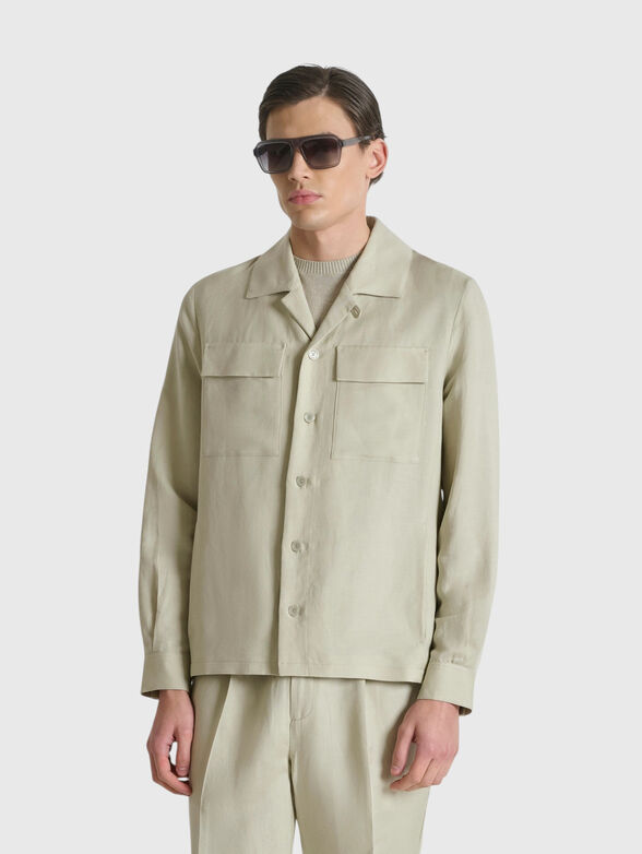 Shirt of linen blend - 1
