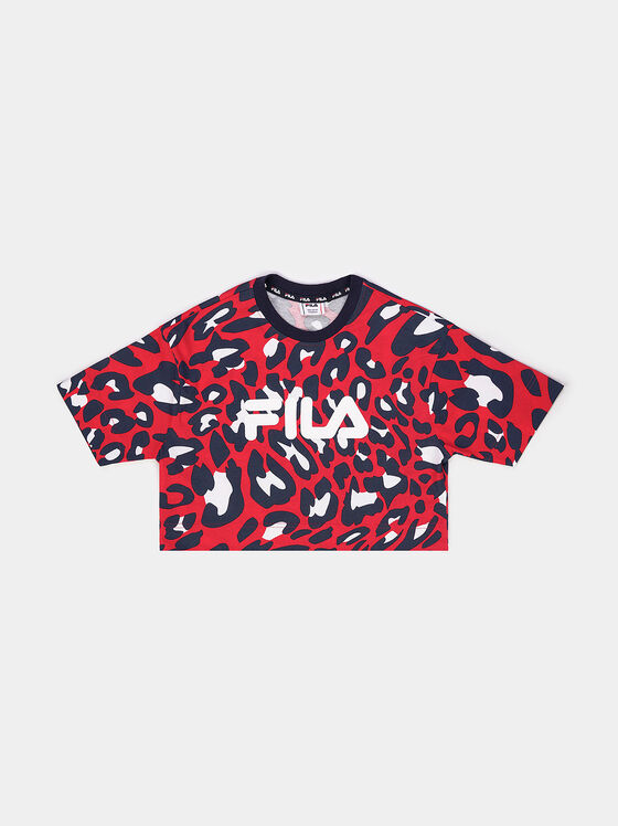 Тениска SINA в червен цвят - 1