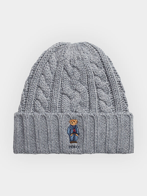 Knitted hat with Polo Bear embroidery - 1
