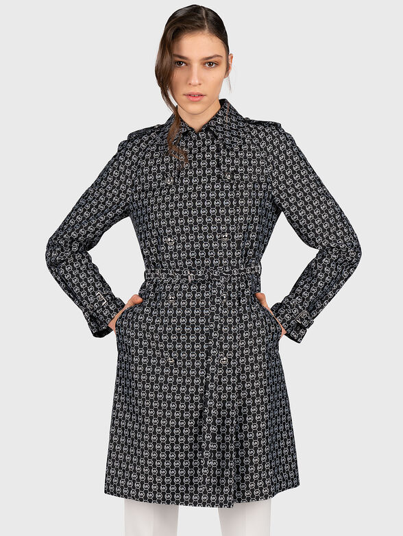 Trench with logo print - 1