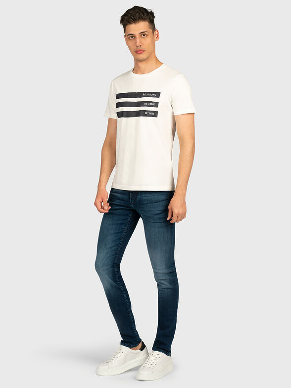 Skinny jeans with washed effect - 1