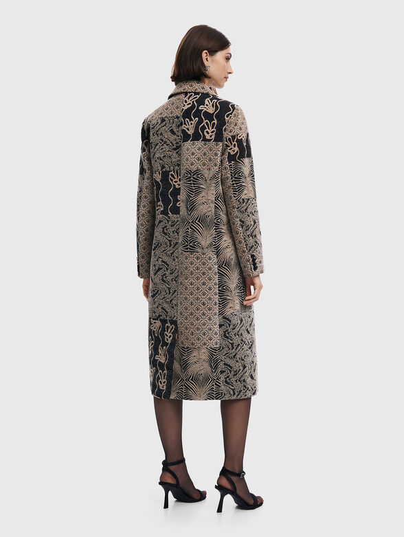 NIZA coat with patch pattern  - 2