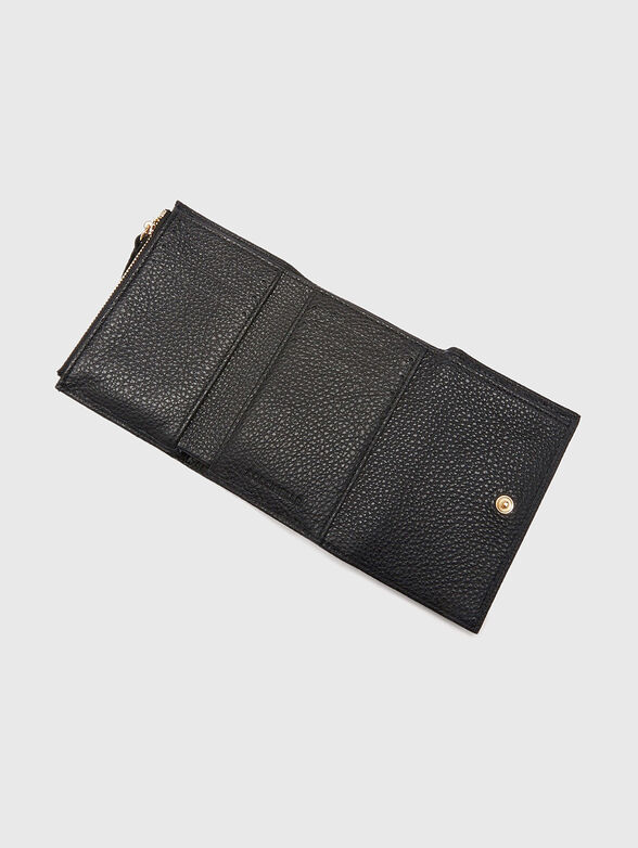 Wallet with logo detail in black - 2