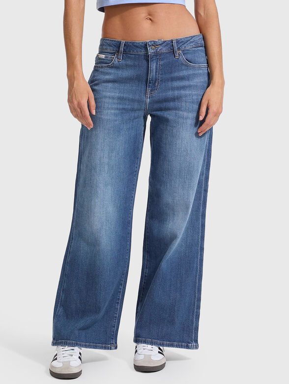 BOYFRIEND jeans with washed effect - 1