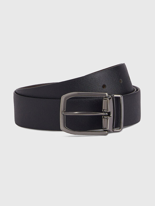 Two-faced belt made of genuine leather  - 1