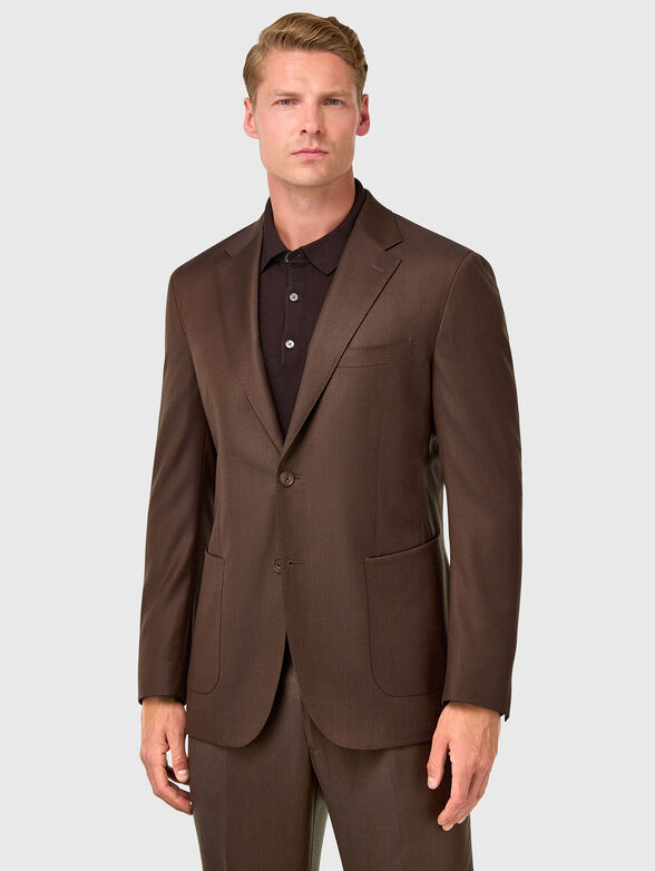 Brown wool suit - 2