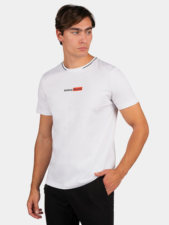 Cotton T-shirt with logo - 1