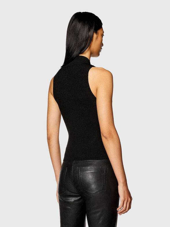 M-ONERVAX black knit top  - 3