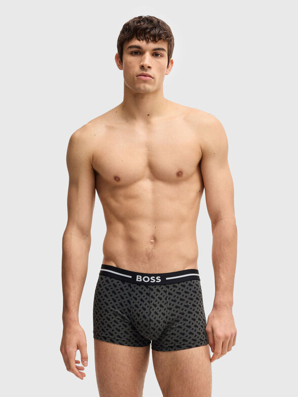Set of three pairs of boxers with logo detail - 2