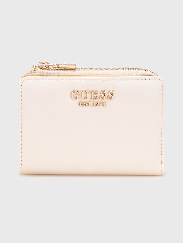 Black small wallet with logo - 1