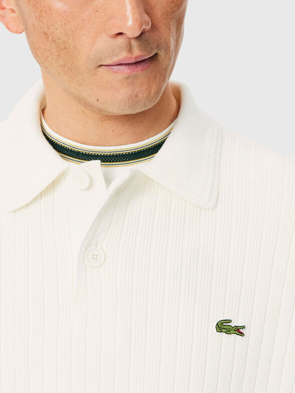 Long-sleeved cotton sweater - 4