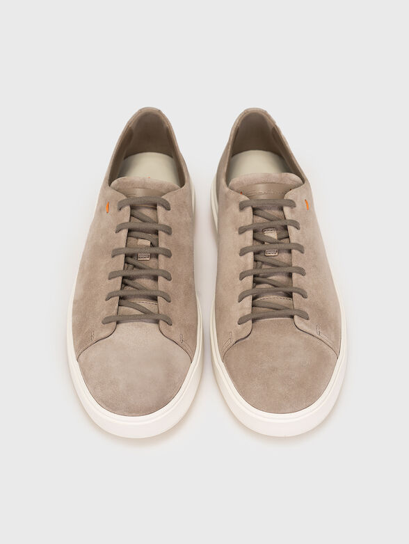 DRUNKS suede sports shoes  - 5