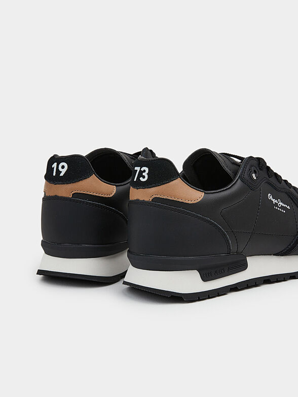 BRITT black sports shoes  - 4