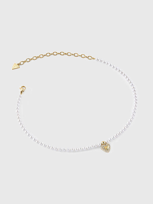 Necklace with logo detail