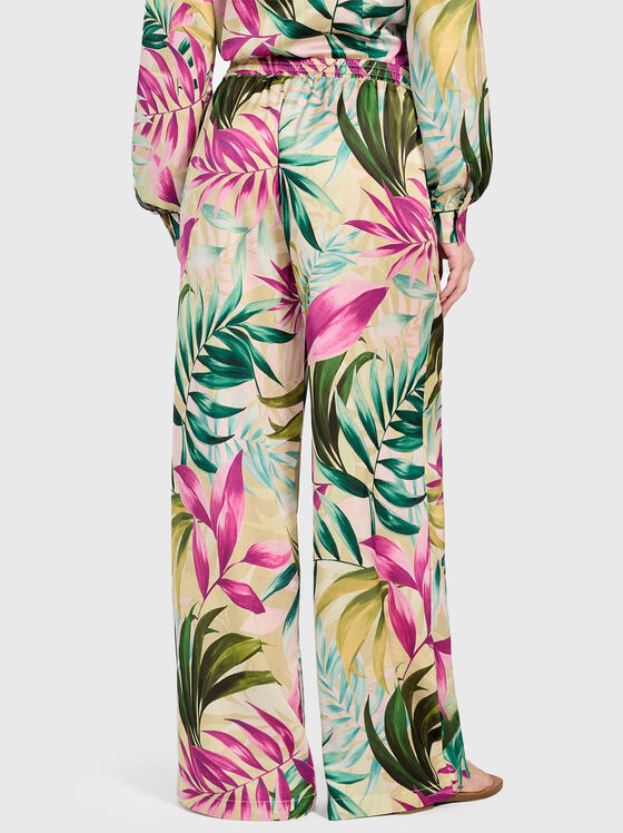 INES trousers with floral print - 2