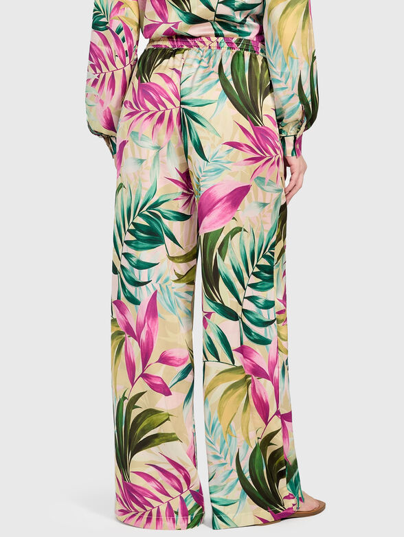 INES trousers with floral print - 2