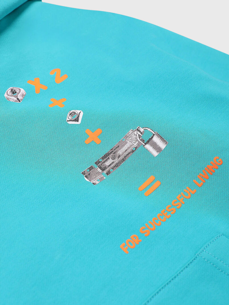 SBOLTS OVER sweatshirt with hood - 3