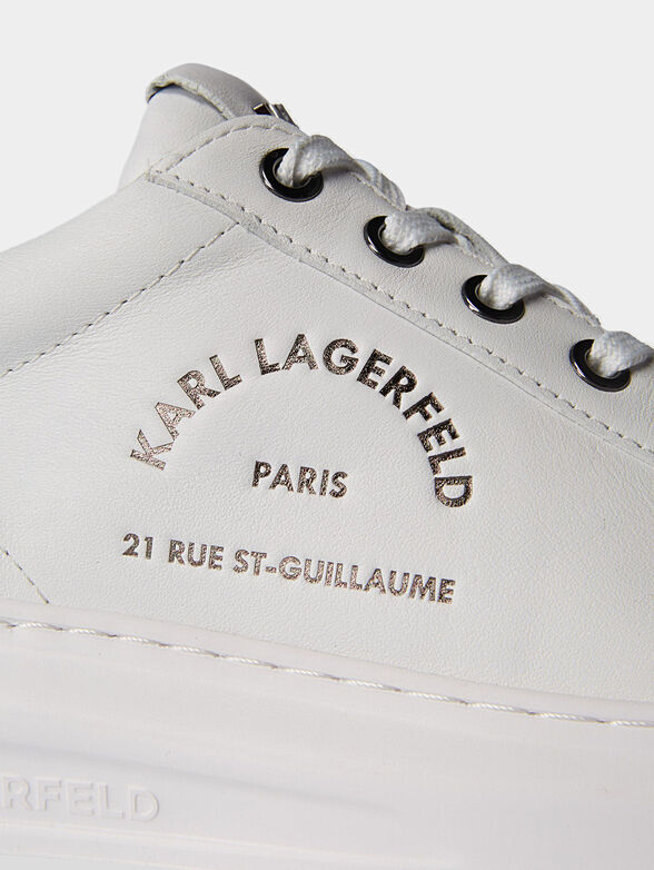 KAPRI MAISON leather sneakers in white color - 2