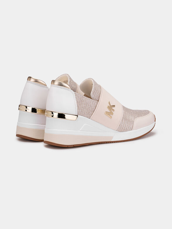 FELIX slip-on shoes in pale pink color - 3