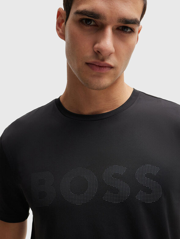 T-shirt with logo accent - 4