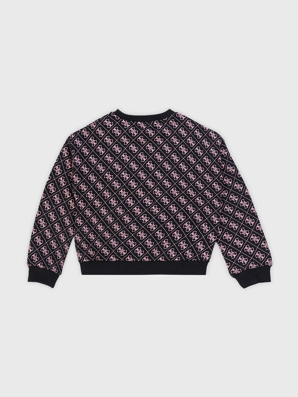 Monogram logo print sweatshirt  - 2