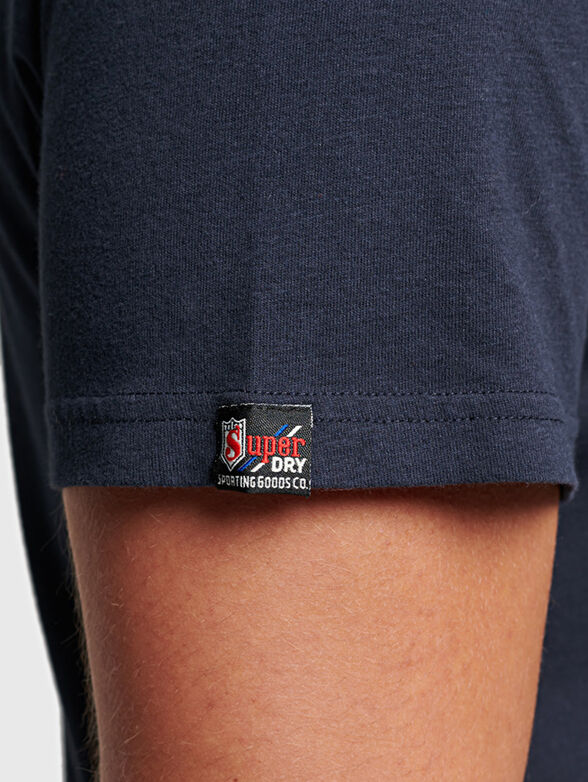 VINTAGE blue cotton T-shirt - 3