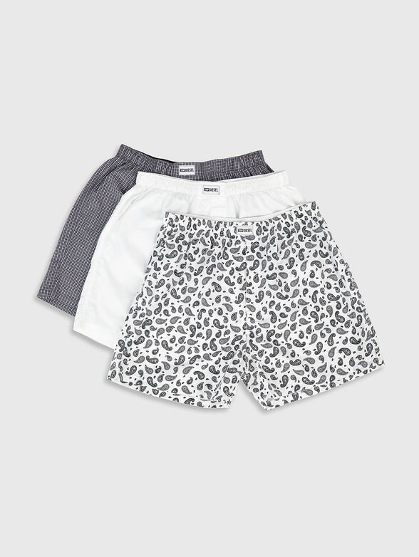 Set of three cotton boxer shorts - 4