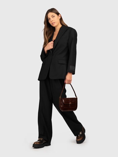 Black trousers HELEPHER-2 with bastie - 4