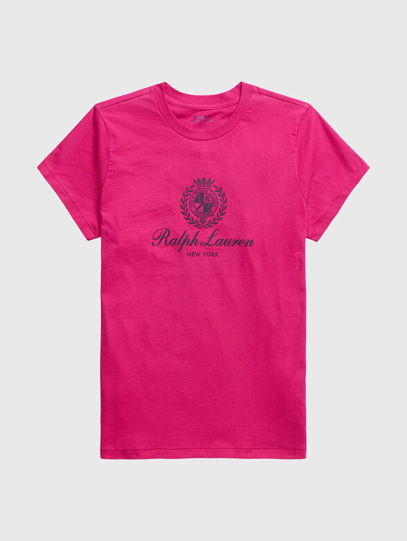 T-shirt with contrasting logo - 1