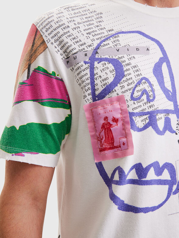 DRAKE cotton T-shirt with art print - 3