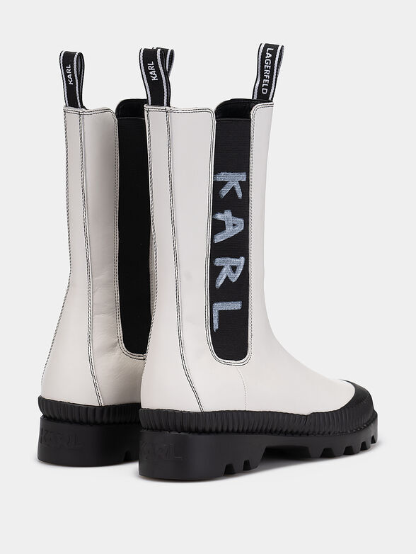 TREKKA II boots with logo details - 3