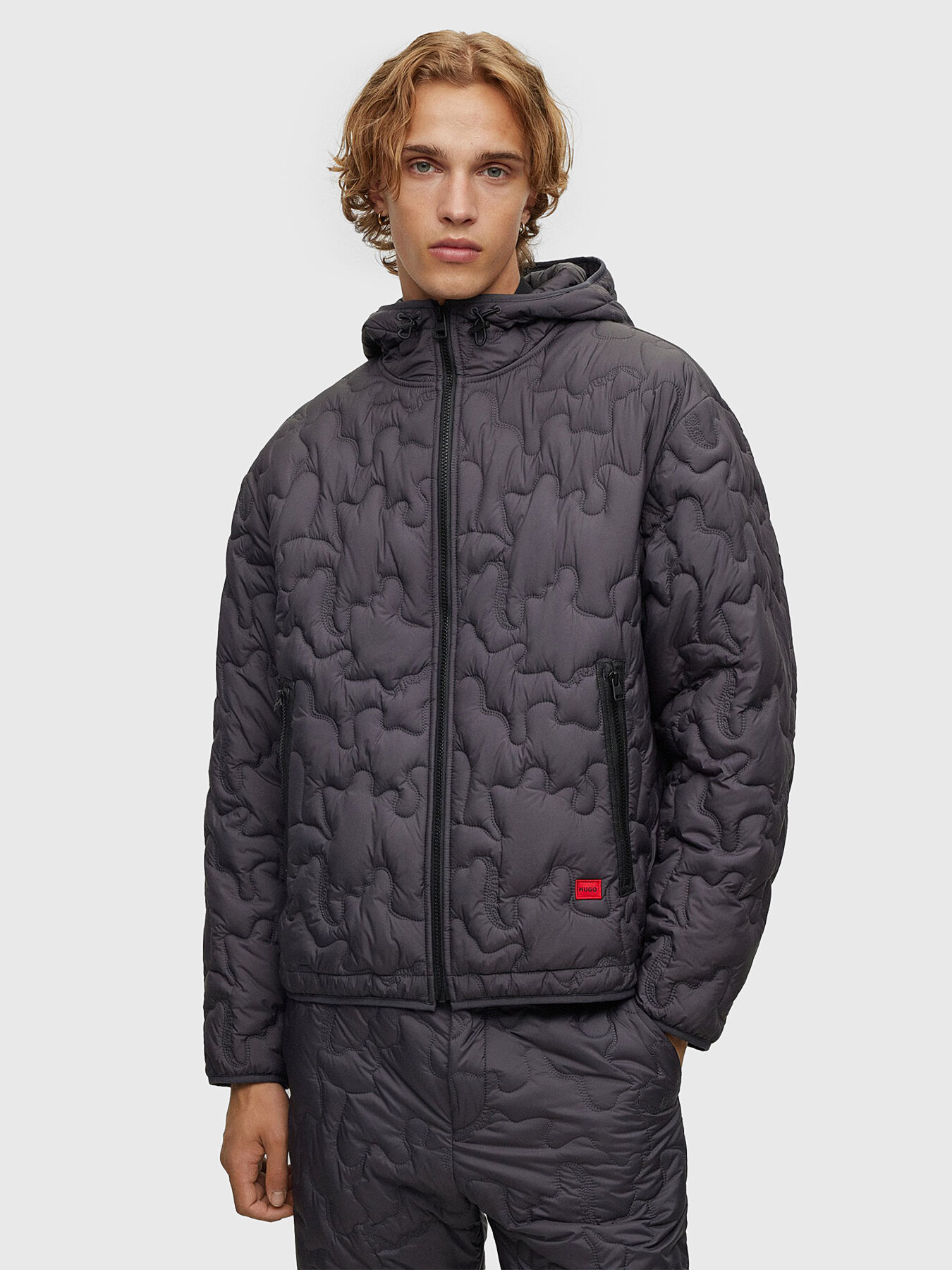 Branded padded jacket clearance