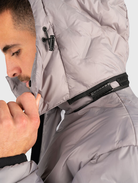 Quilted down jacket  - 5