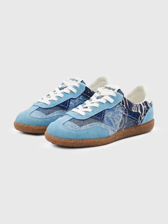 REPRISE HERI D sports shoes with denim texture - 2