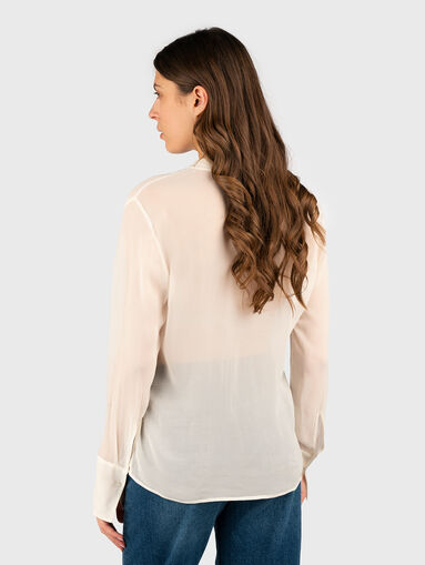 Long sleeve shirt with V-neck - 2