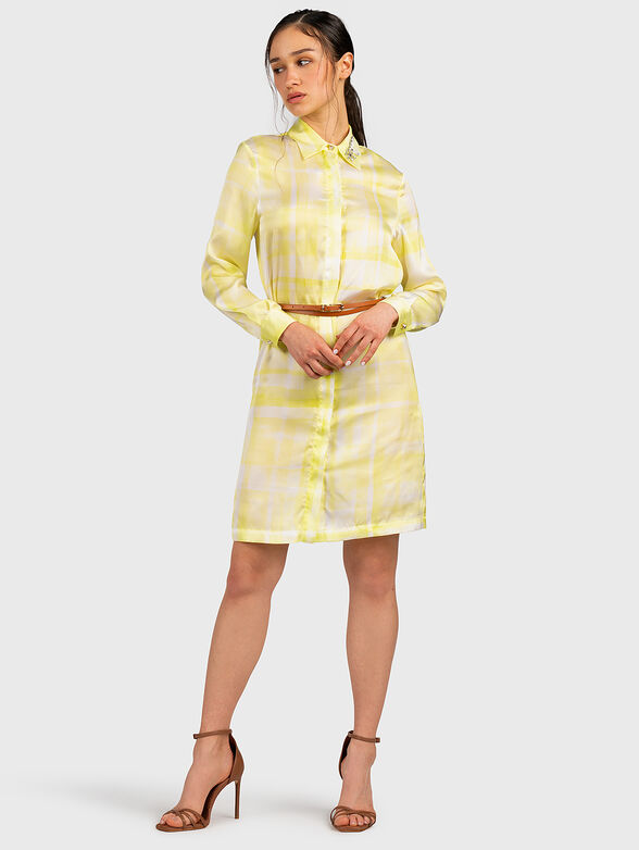 Shirt dress with jewel embroidery  - 3