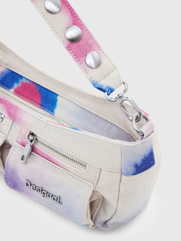 Crossbody bag with multicolor print - 5