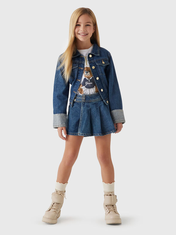 Lurex denim jacket - 1