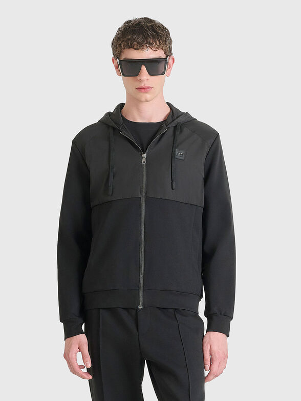 Transitional jacket with hood and logo - 3
