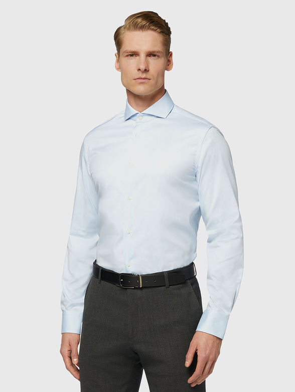 Light blue cotton shirt - 1