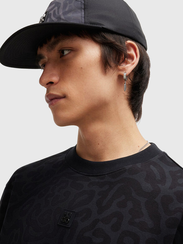DABYUNO cotton sweatshirt with animal accent - 4
