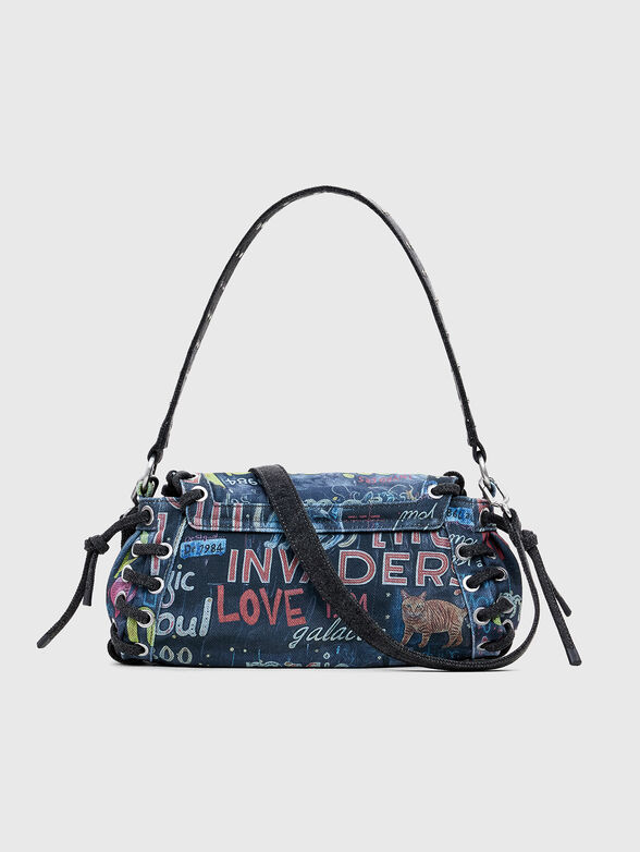 Small denim bag with logo - 3