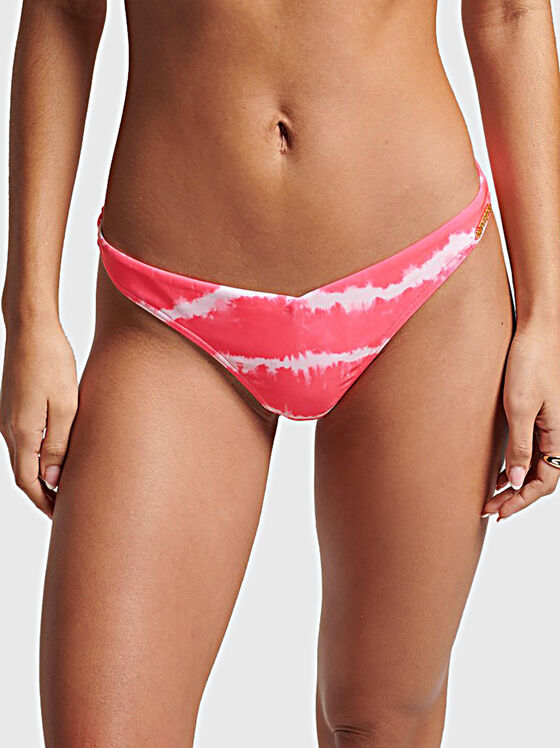 Bikini bottom with tiе-dye effect - 1